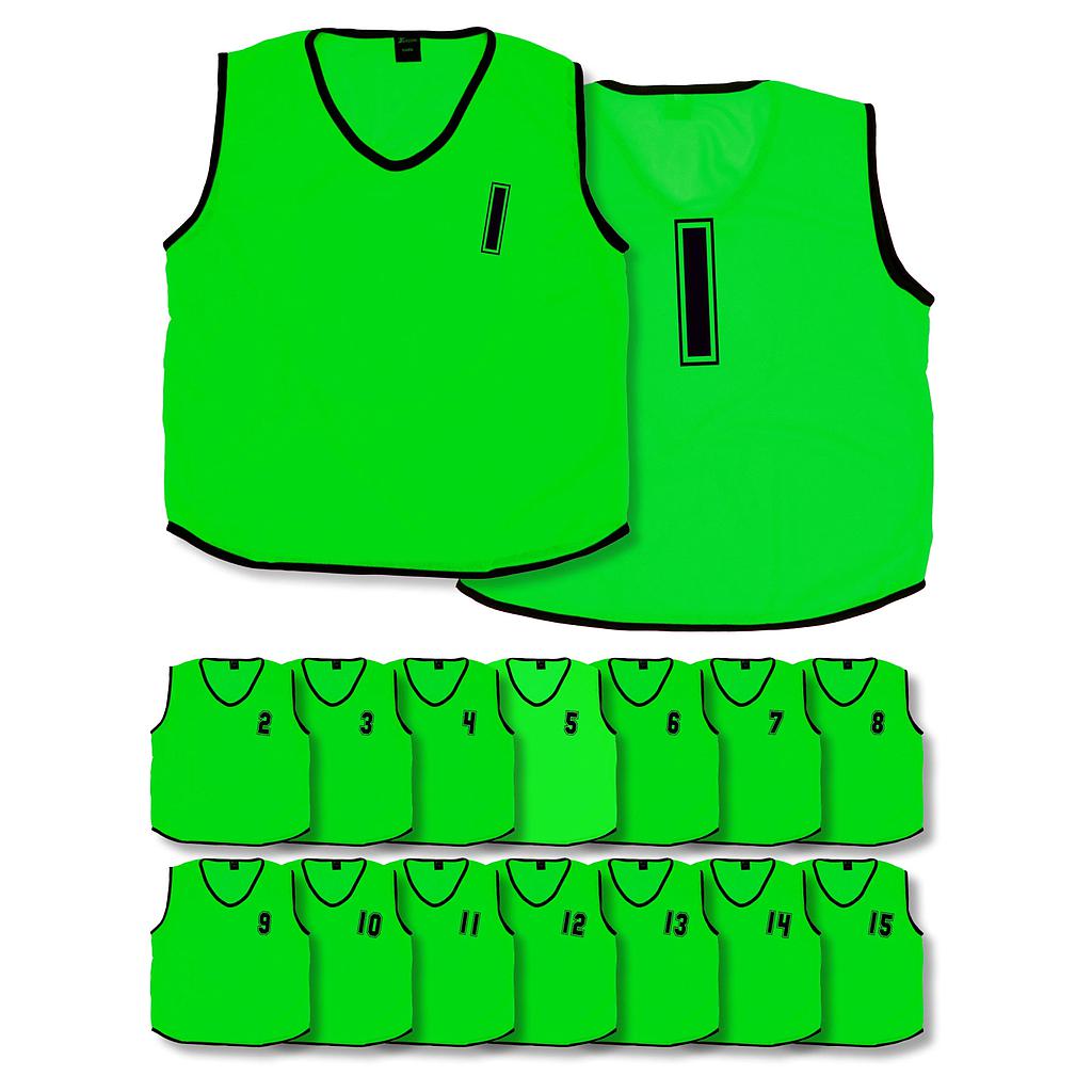 (Pack of 15) Mesh Numbered 1 - 15 Training Bibs (Infants, Kids) image 0