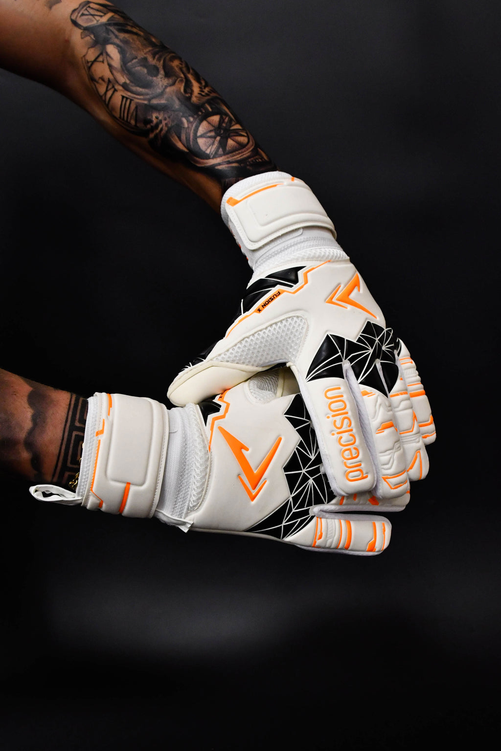 Precision Junior Fusion X Negative Replica Goalkeeper Gloves