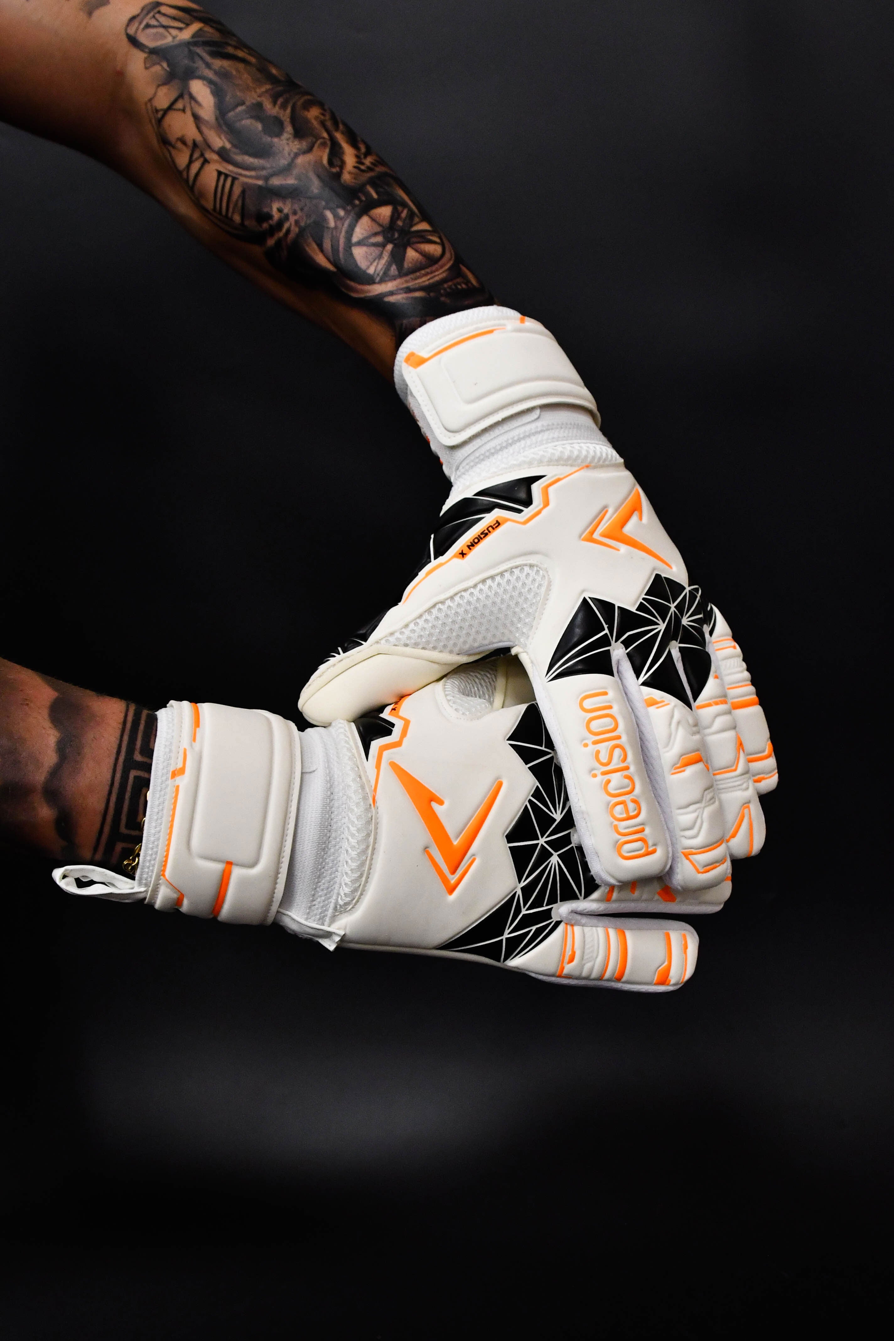 Precision Junior Fusion X Negative Replica Goalkeeper Gloves