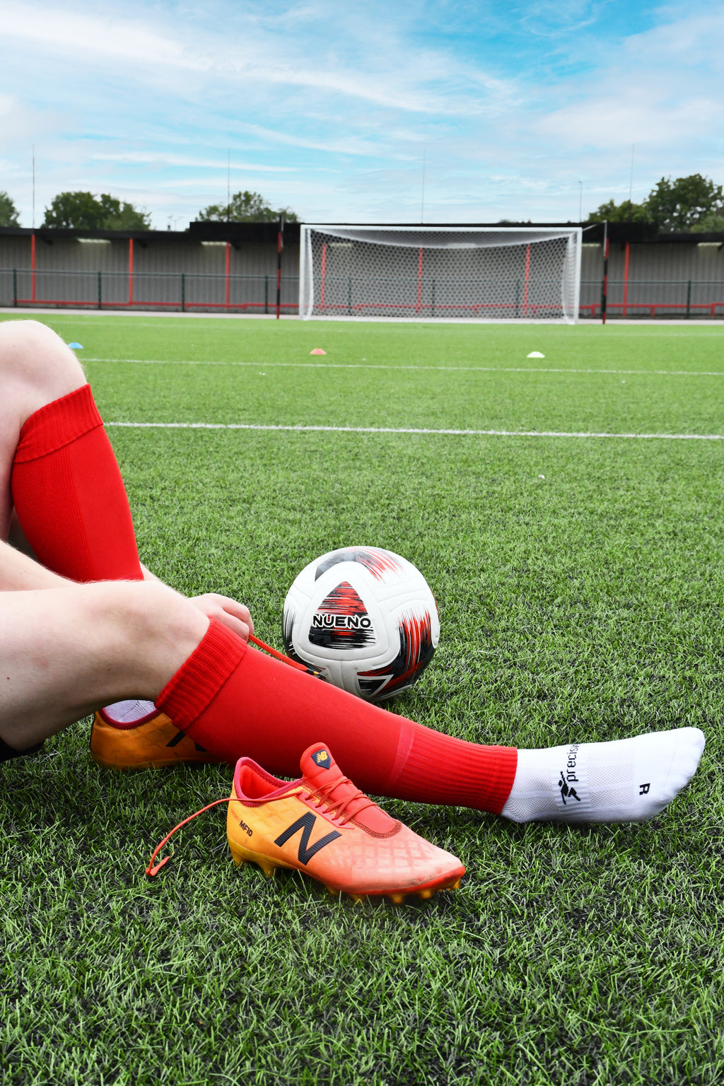 Precision Plain Pro Footless Sleeve Socks image 1