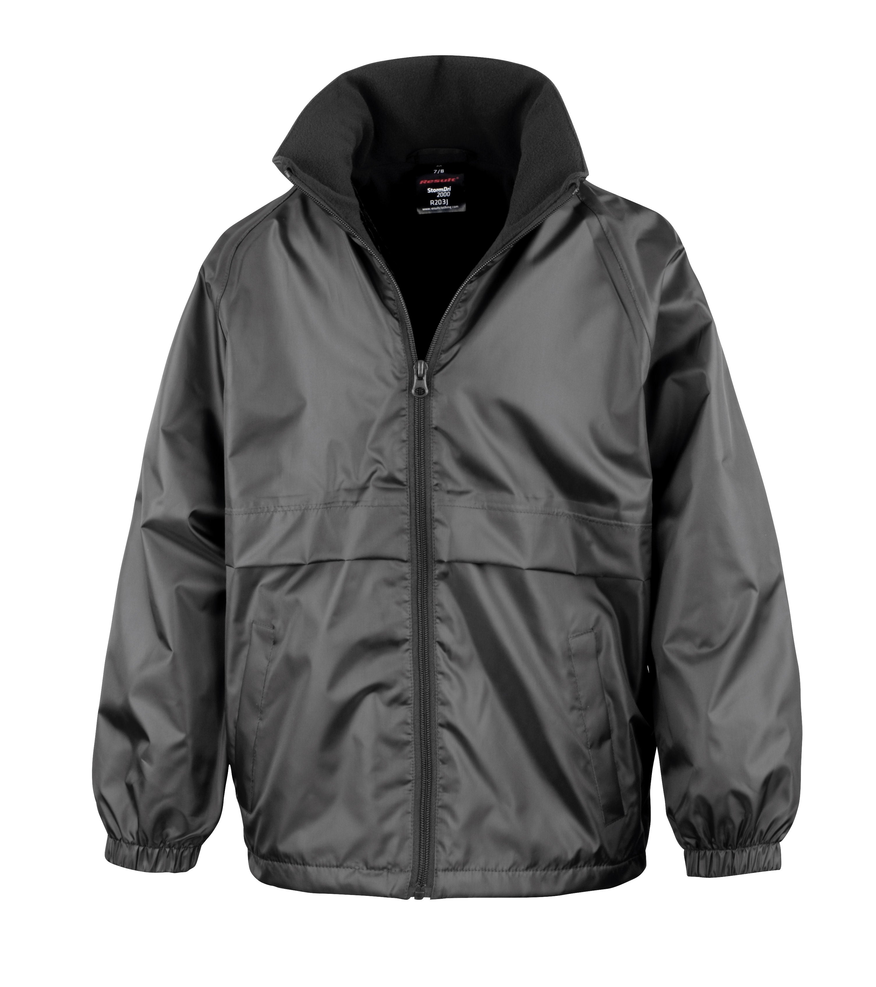 Fleece Lined Rain Jacket image 3